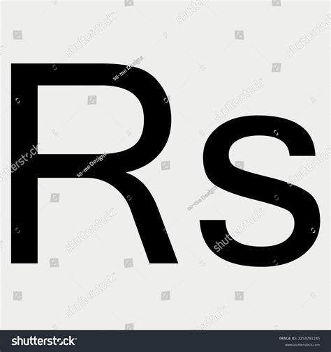 Pakistani Rupee Currency Symbol Icon Vector Stock Vector (Royalty Free ...