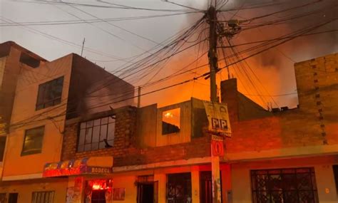 San Mart N De Porres Reportan Incendio De Grandes Proporciones En Una