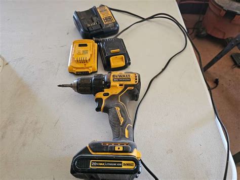 Dewalt Drill Batteries And Charger Gavel Roads Online Auctions