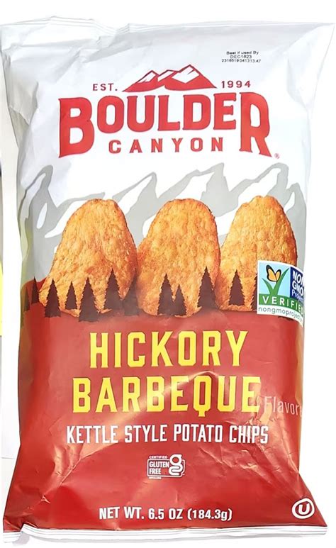 Boulder Canyon Kettle Style Potato Chips Hickory Barbeque Oz Best