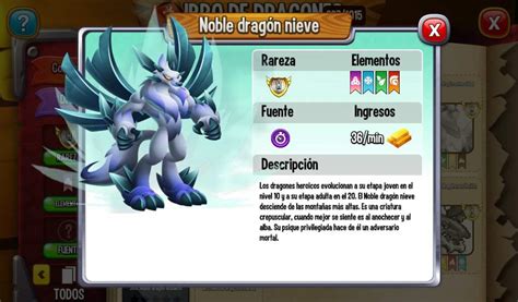 An Lisis De Elementos Del Noble Drag N Invernal Dragon