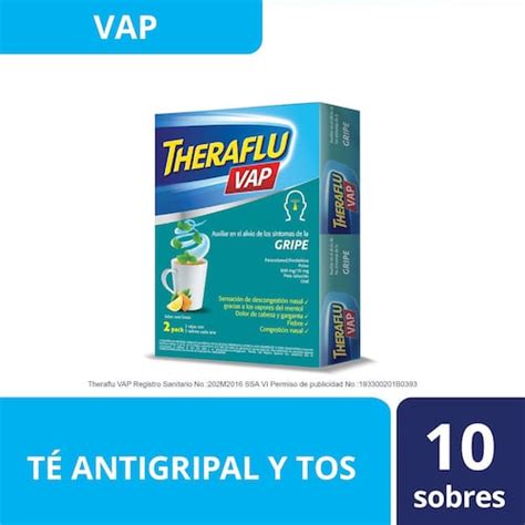 Té Antigripal Theraflu Vap 10 Sobres