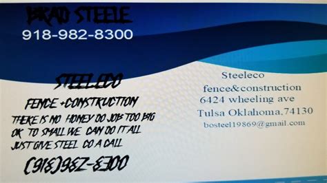 Steeleco Fence Construction Request A Quote N Wheeling Ave