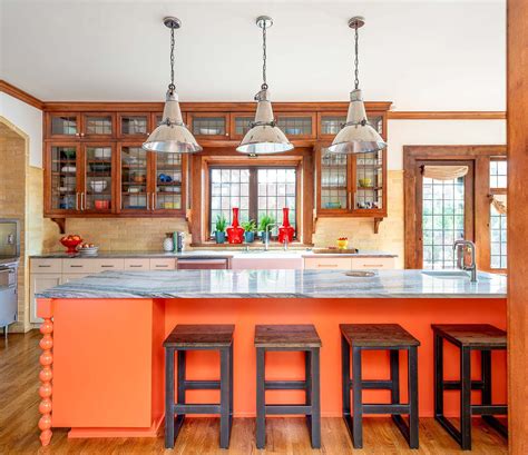 19 Orange Kitchen Ideas That Don't Go Over the Top