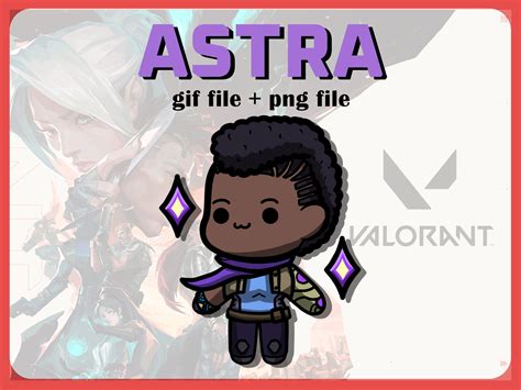 Chibi Animation Valorant Astra gif and Png - Etsy