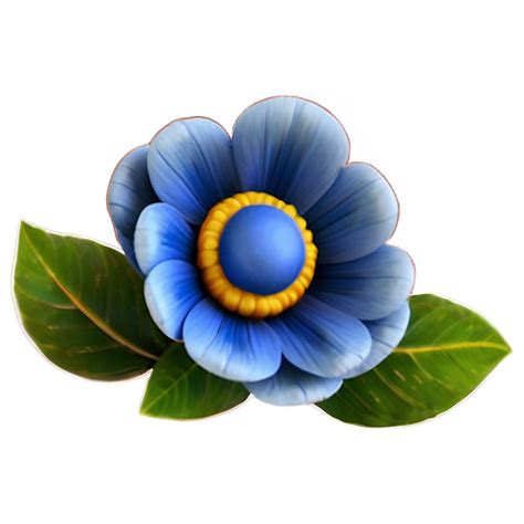 Blue Flower Png Png Images 200