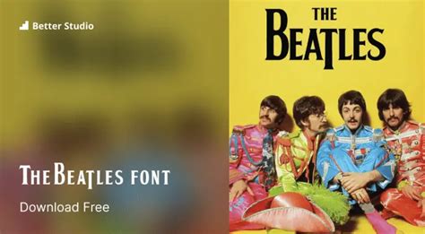 Beatles Font: Download Free Font & Logo