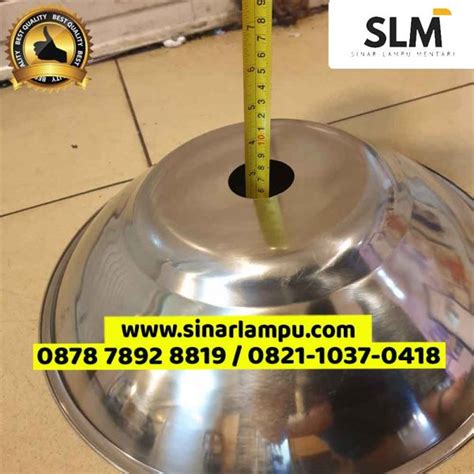 Kap Industri Stainless E Inch Sinar Lampu Mentari