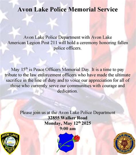 Avon Lake Police Department... - Avon Lake Police Department
