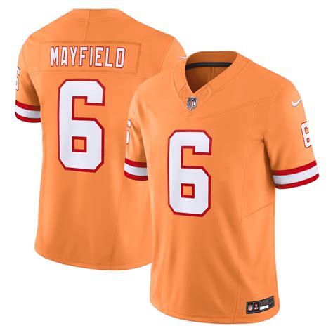 Baker Mayfield Tampa Bay Buccaneers Creamsicle Jersey All Stitched