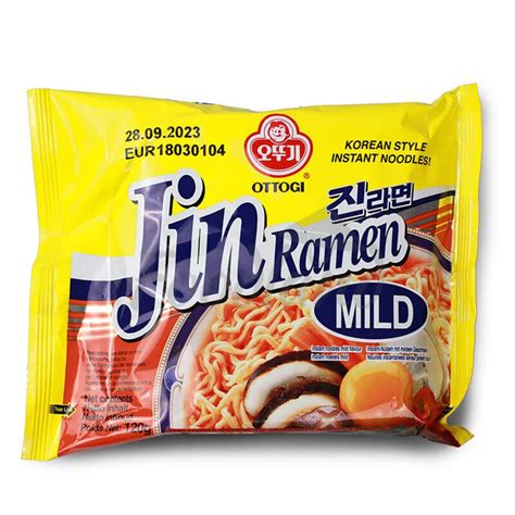 Ottogi Mild Jin Ramen Instant Ramen Noodles 120g