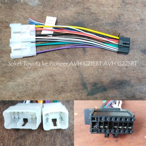 Jual Soket PNP Toyota Daihatsu Ke Head Unit Pioneer AVH G215BT AVH