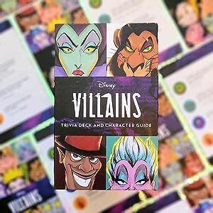 Amazon.com: Disney Villains Trivia Deck and Character Guide ...