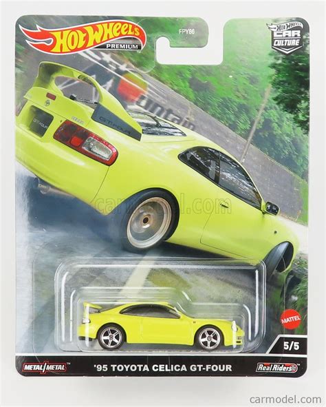 MATTEL HOT WHEELS HCJ82 Scale 1 64 TOYOTA CELICA GT FOUR 1995 YELLOW