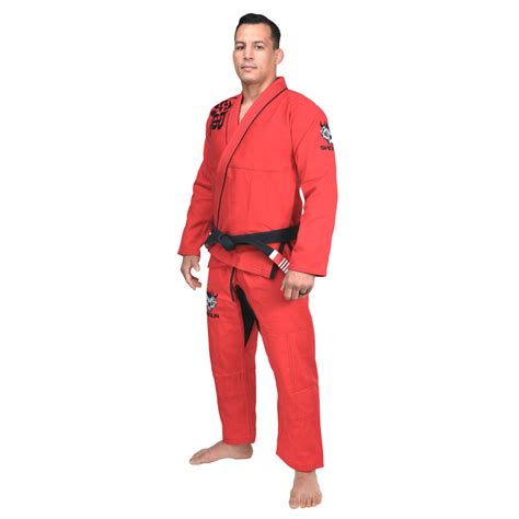 Red Bjj Gi The Shogun Kanji Red Jiu Jitsu Gi Shogun Fight Apparel