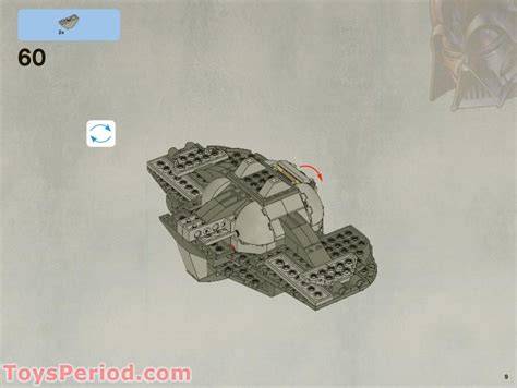 LEGO 7961 Darth Maul's Sith Infiltrator Instructions and Parts List