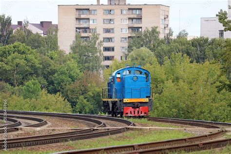 shunting locomotive Stock Photo | Adobe Stock