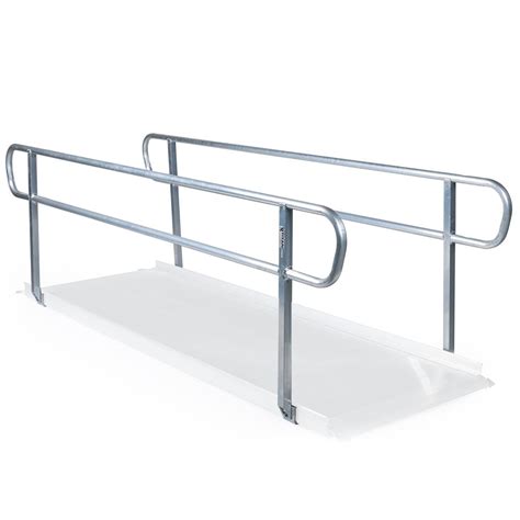 Titan Ramps 9.5' Wheelchair Mobility Entry Ramp Handrails - Walmart.com