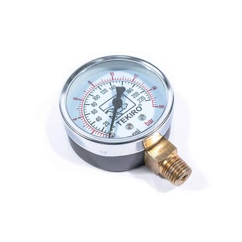 Jual Tekiro Alat Ukur Tekanan Angin Kompresor Pressure Gauge Bar