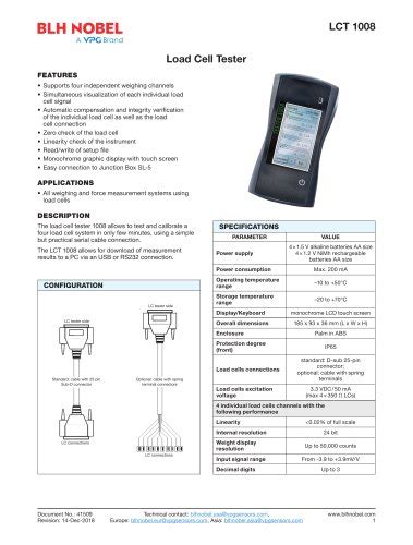 Transmitter WST 3 Vishay Nobel Transducers PDF Catalogs