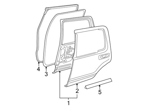 Ford Explorer Door Parts Diagram