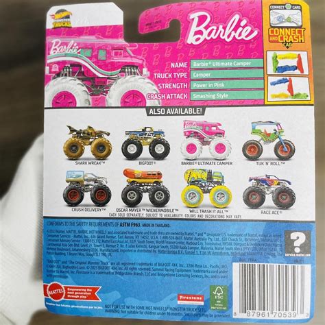 Hot Wheels Monster Trucks Barbie Ultimate Camper Depop