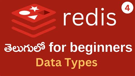 Data Types Redis Tutorials For Beginners In Telugu Youtube