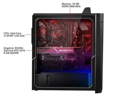 Rog Strix G15cs Gaming Desktop Pc Intel Core I7 9700f Geforce Rtx