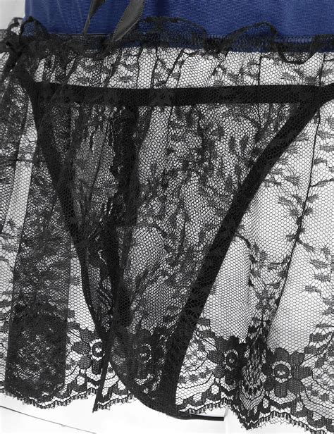 Sissy Lingerie Set Lace Crop Top Mini Skirt S Supplies