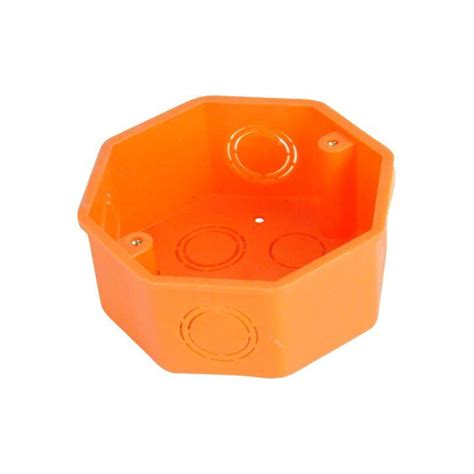 Royu Original Pvc Junction Box Orange 4 X 4 Electrical Box Without