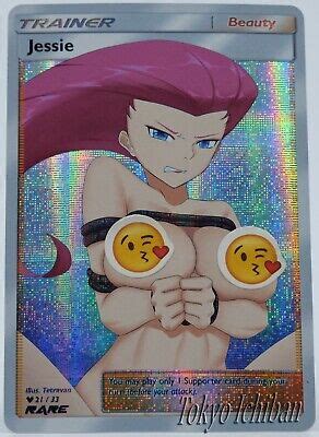 Carte Pok Mon Sexy Jessie Fan Made Prism Card Gx Ex Ebay