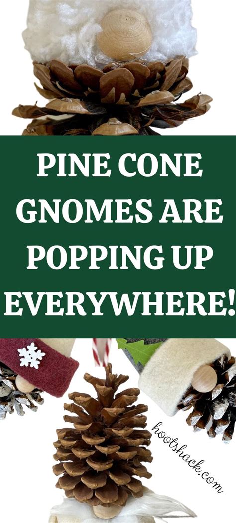 Make Adorable Pine Cone Gnomes Diy Tutorials Christmas Pine Cones