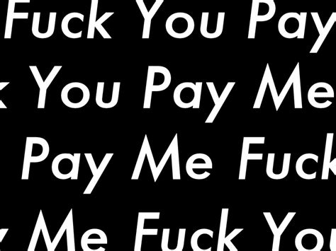 Fuck You Pay Me Zen Garage