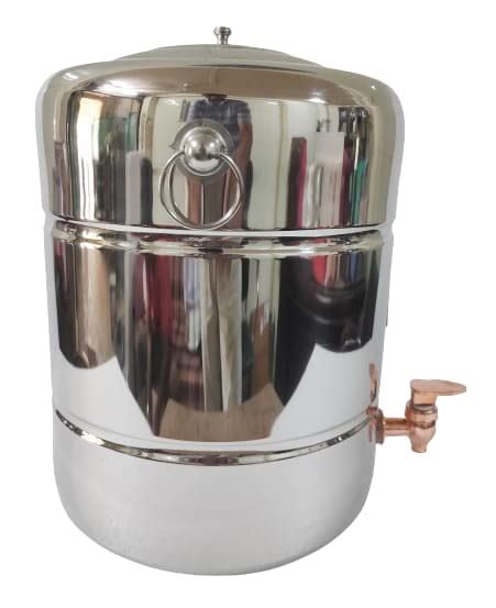 Buy Tallboy Steel Water Matka Liters With Tap Large Stainless