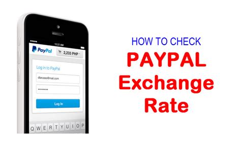 How To Check Paypal Exchange Rate Usd To Php Forex Conversion