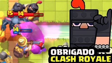 PEKKA MEGACAVALEIRO GOLEM DE ELIXIR CLASH ROYALE YouTube