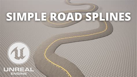 How To Make Roads With Splines In Unreal Engine 5 YouTube