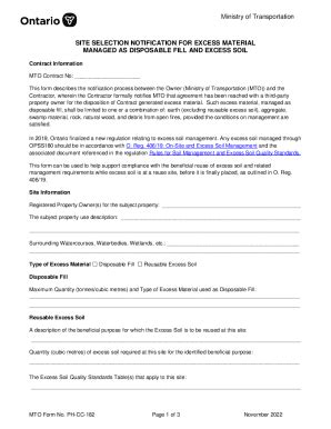 Fillable Online Fill And Excess Soil Regulatory Update Ghd Fax Email