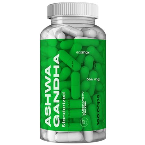 Ecomax Ashwagandha 1 5 666mg Suplement Diety 100 Kaps Sklep Empik