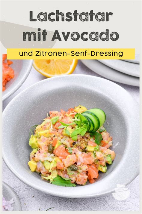 Lachs Tatar Mit Avocado Selbstgemacht Der Foodblog