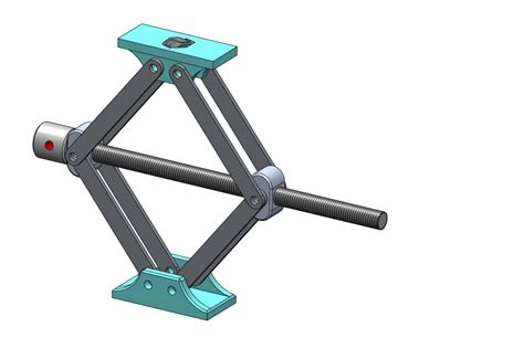 Домкрат автомобильный ромбовый - Чертежи, 3D Модели, Проекты ...