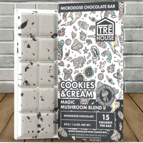 Tre House Magic Mushroom Microdose Chocolate Bar Great Cbd Shop