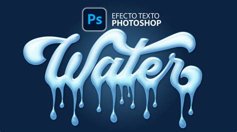 Como Hacer Efecto De Texto Goteando En Photoshop Gratis Y Editable