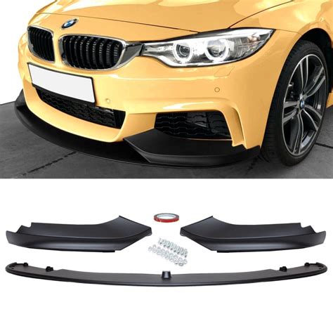 Frontspoiler Sport Performance Splitter Black Matt Fits On BMW 4 Series