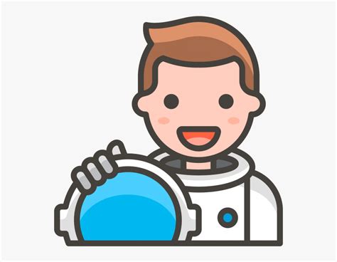 Man Astronaut Emoji - Astronaut Emoji, HD Png Download - kindpng