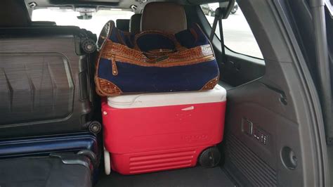 Chevrolet Suburban Luggage Test How Much Fits Behind The Third Row