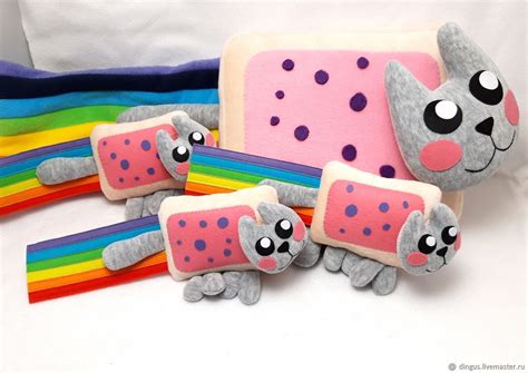 Нянкэт игрушка, Nyan cat мягкая игрушка – заказать на Ярмарке Мастеров ...