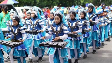 PCNU Kediri Awali Rangkaian Hari Santri Dengan Lomba Drum Band NU