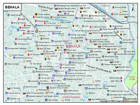 Behala Map, Kolkata - Maps Of India