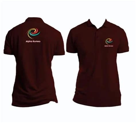 Cotton Logo Printed Corporate T Shirts, Polo Neck at Rs 320/piece in ...